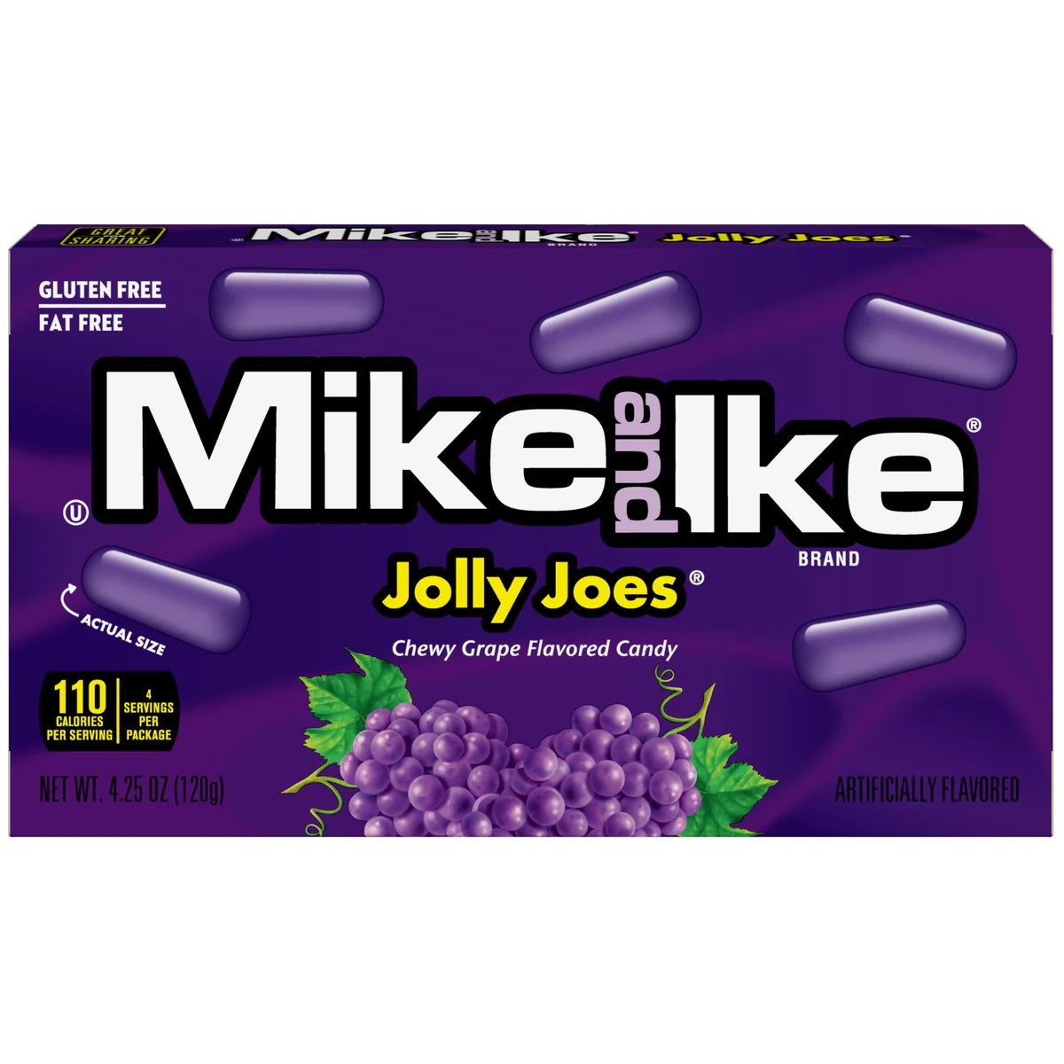 Košļājamās konfektes MIKE AND IKE JOLLY JOES, 120g foto