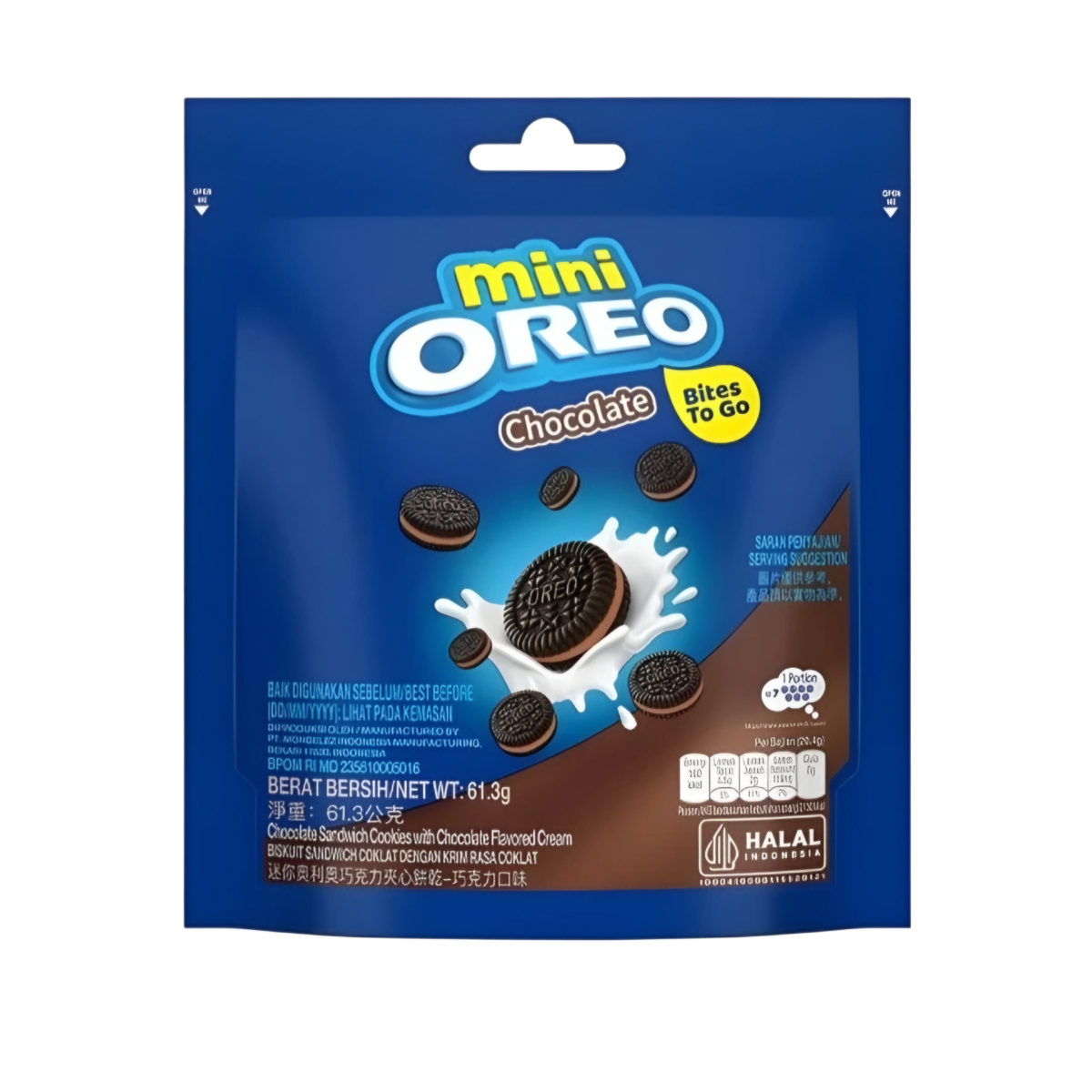 Cepumi OREO MINI (CHOCOLATE), 61,3g