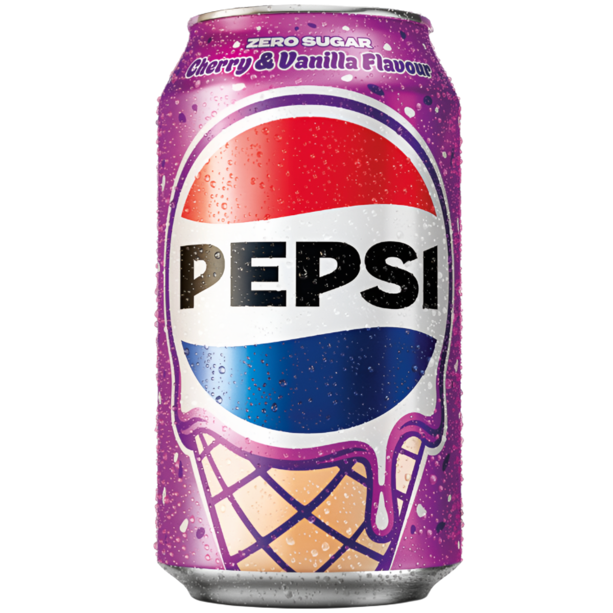 Gazuotas gaivusis gėrimas PEPSI ZERO SUGAR (CHERRY & VANILLA), 330ml