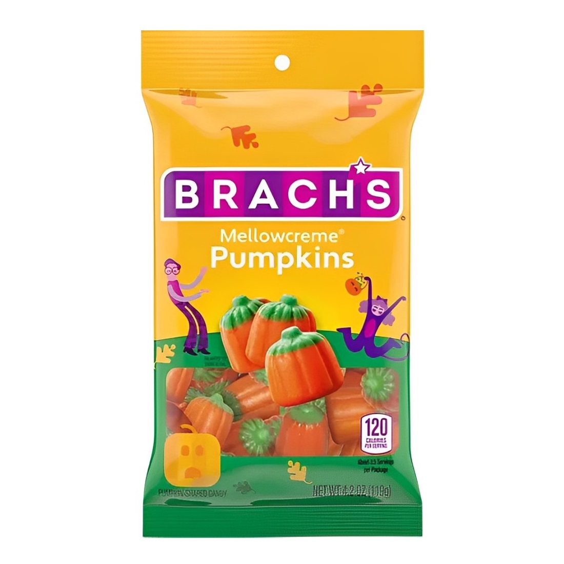 Zdjęcie Cukierki BRACH'S (MELLOWCREME PUMPKINS), 119g