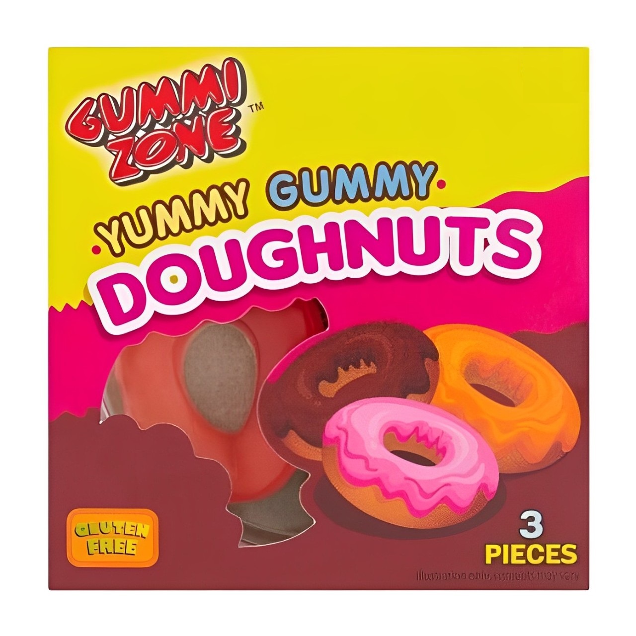 Kummikommid GUMMI ZONE DOUGHNUTS, 21g