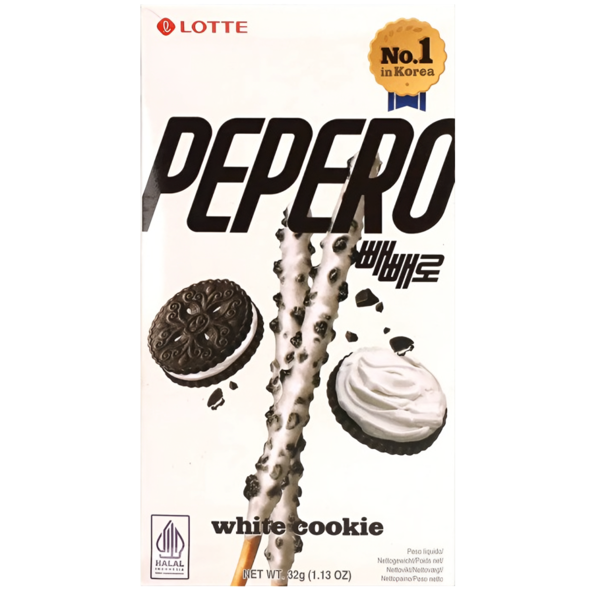 Küpsisepulgad PEPERO (WHITE COOKIE), 32g