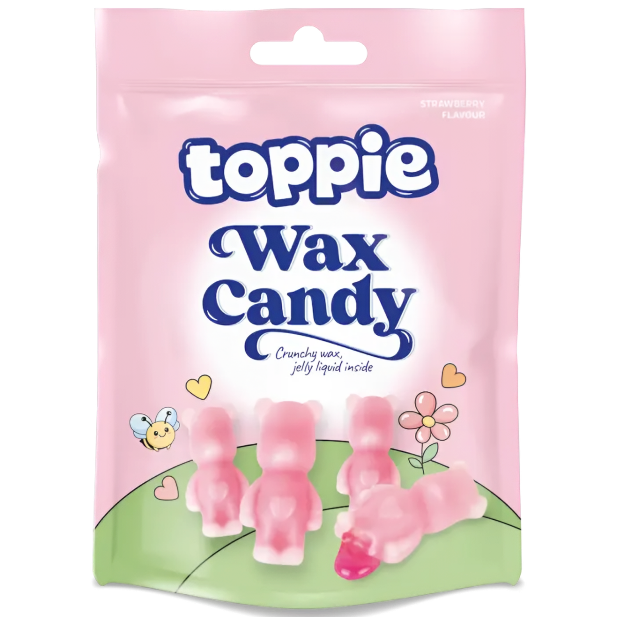 Vedelad kommid TOPPIE WAX CANDY (STRAWBERRY), 40g foto