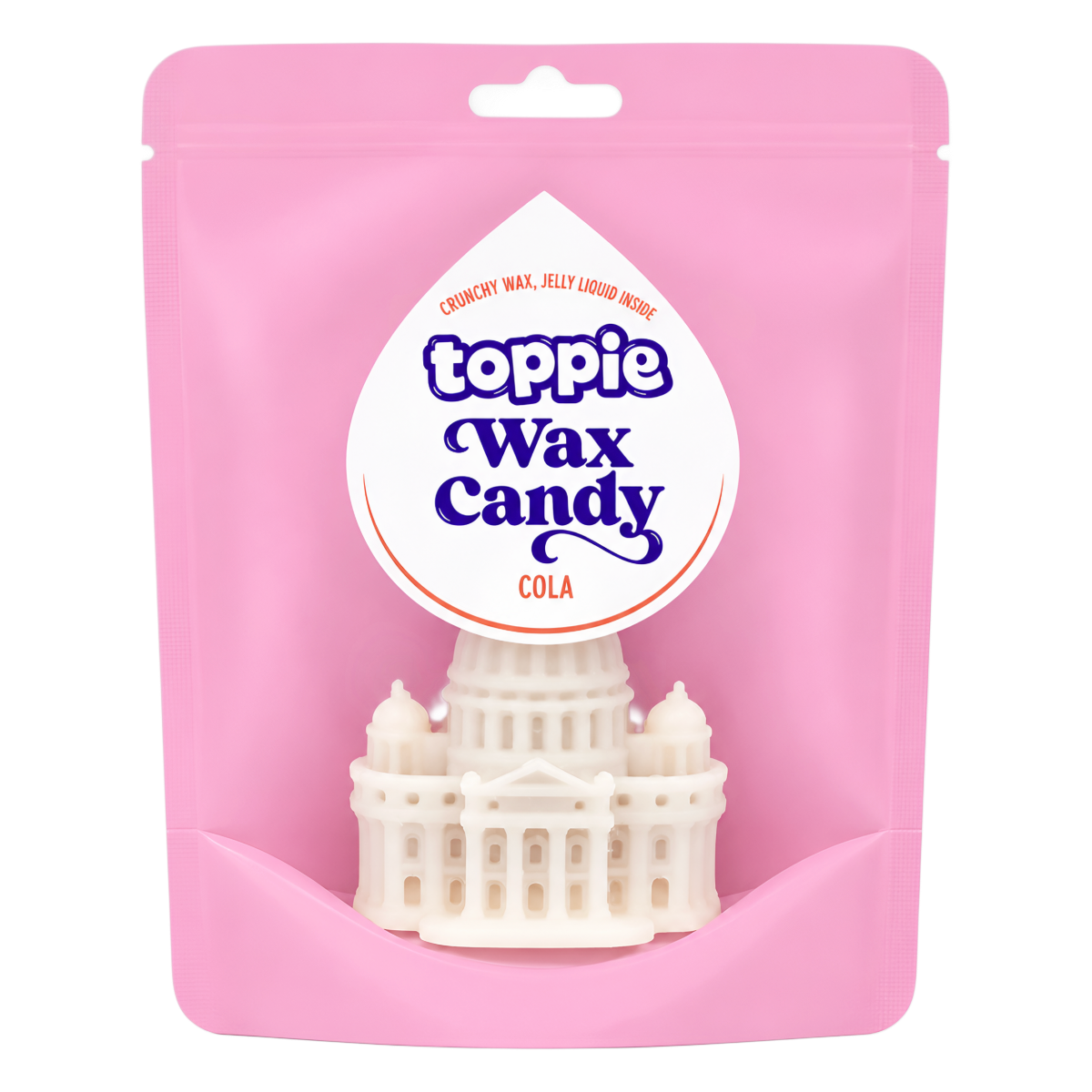 Nestemäiset karkit TOPPIE WAX CANDY ST. PETER'S BASILICA (COLA), 48g