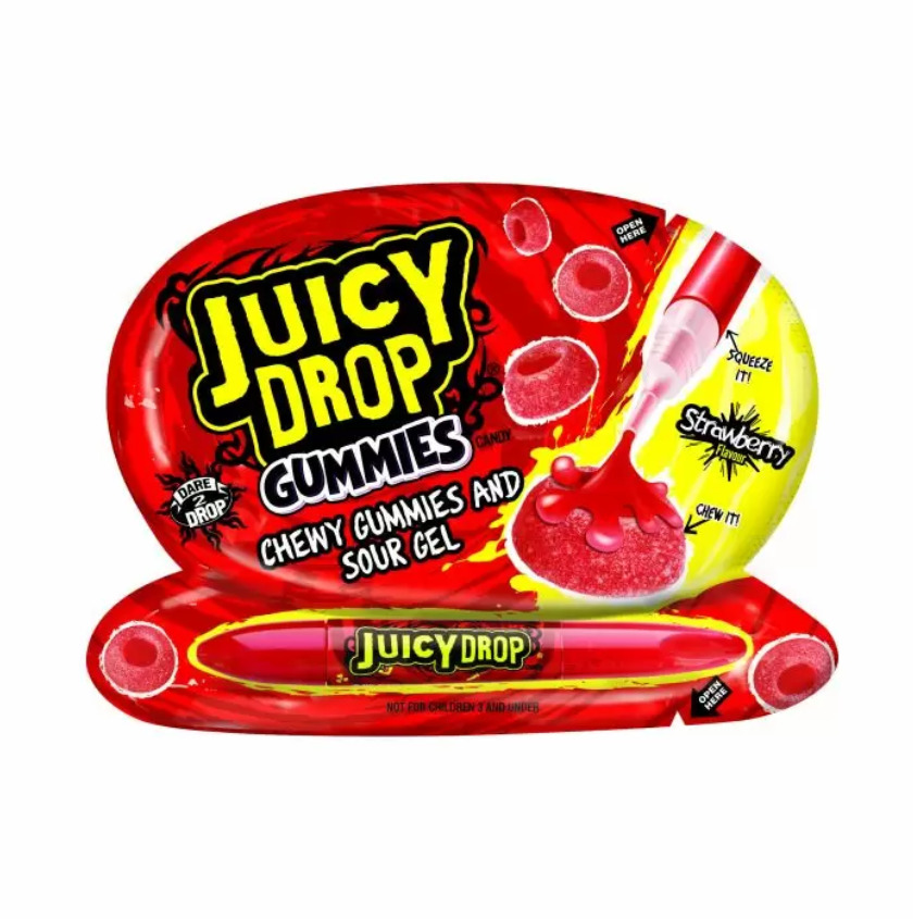 Cukierki do żucia BAZOOKA (JUICY DROP), 57g