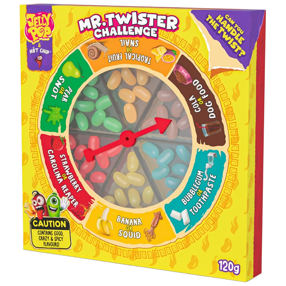 Jelly Beans’id HOT CHIP MR. TWISTER CHALLENGE, 120g