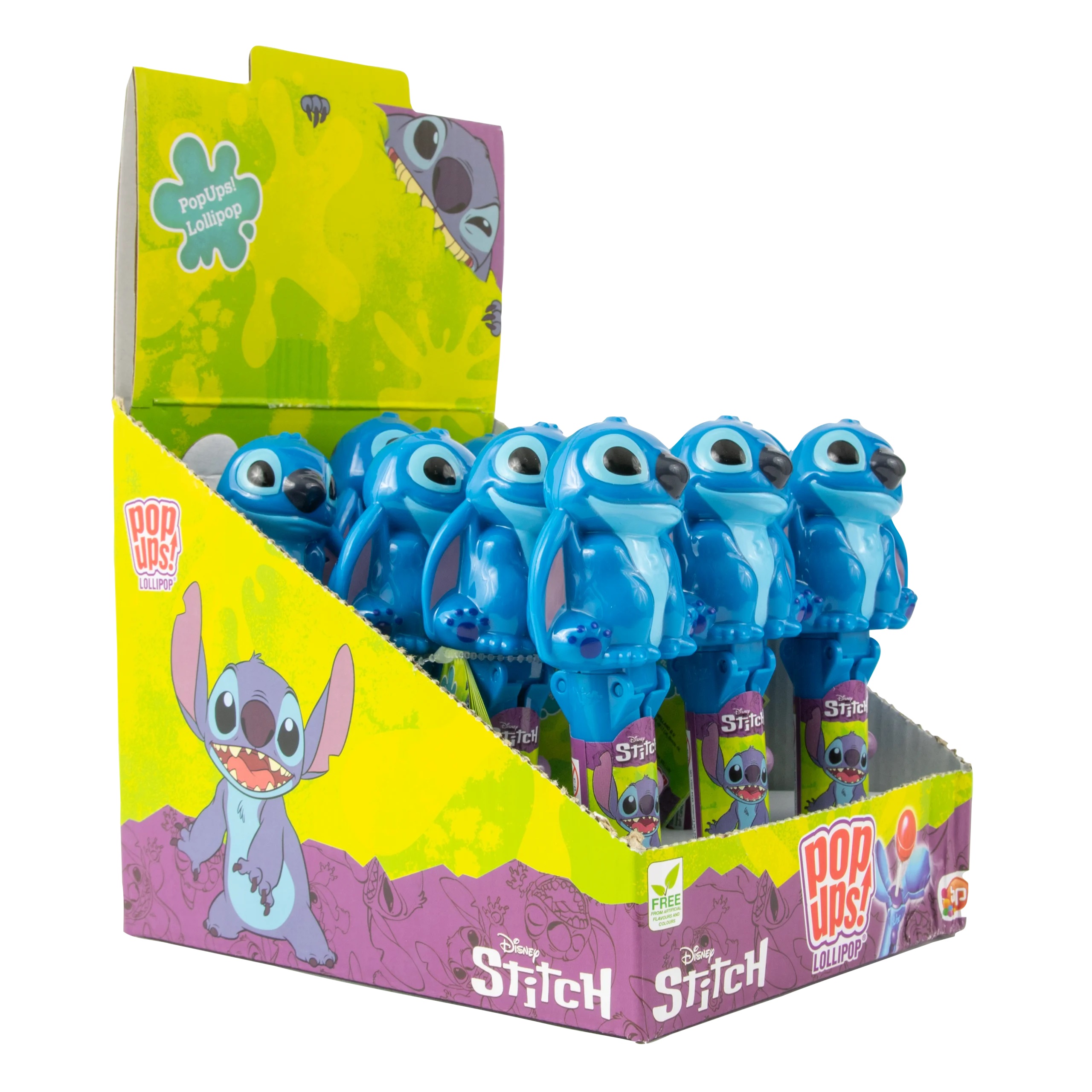Lizak z zabawką BIP POP UPS STITCH, 10g