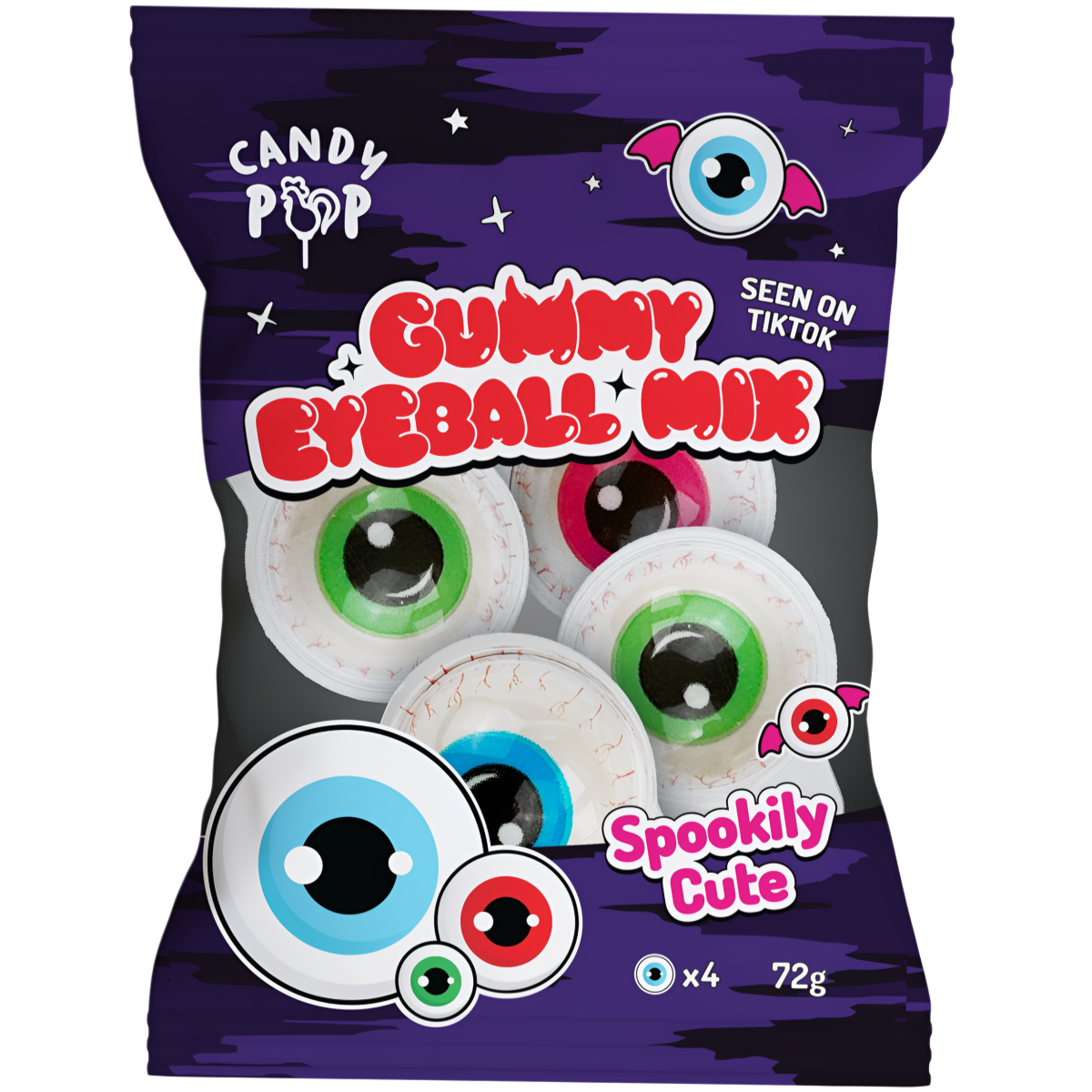 Guminukai CANDY POP GUMMY EYEBALL MIX, 72g