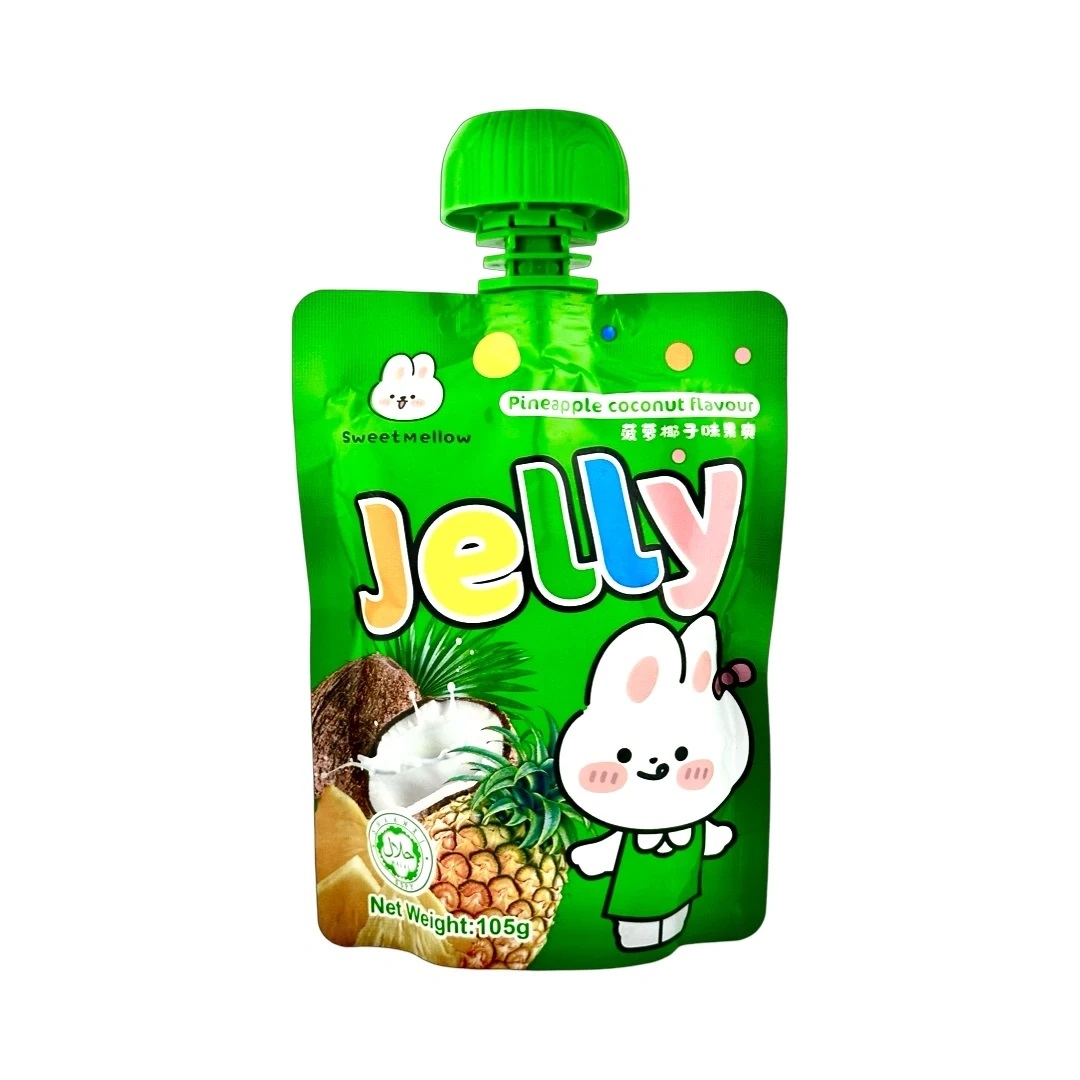 Zdjęcie Galaretki SWEETMELLOW JELLY (PINEAPPLE COCONUT), 105g