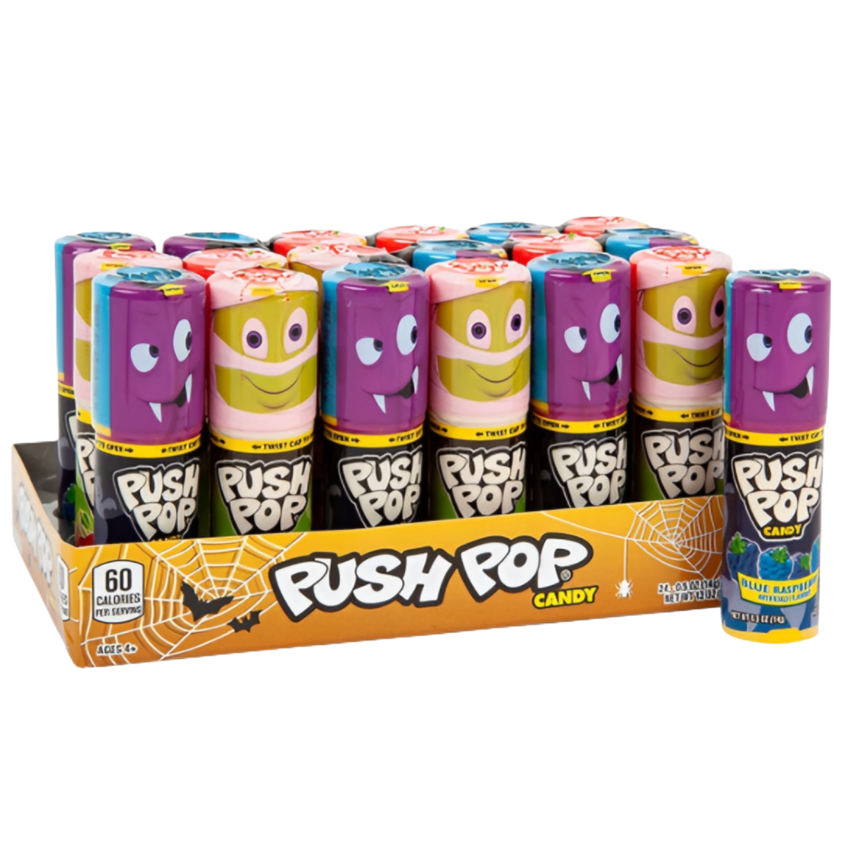 Ledinukas BAZOOKA PUSH POP (HALLOWEEN), 14g