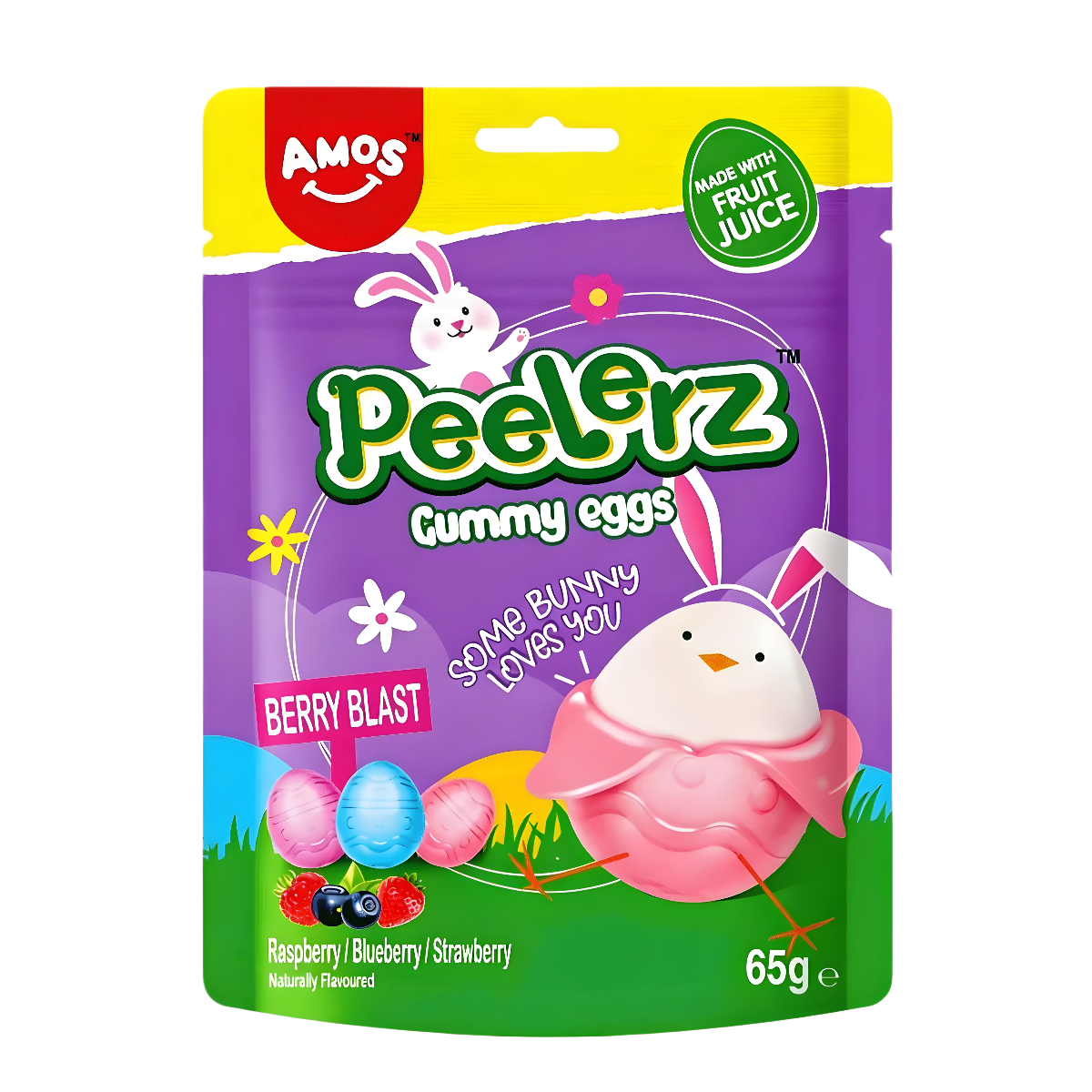Kumikarkit AMOS PEELERZ EGGS, 65g kuva