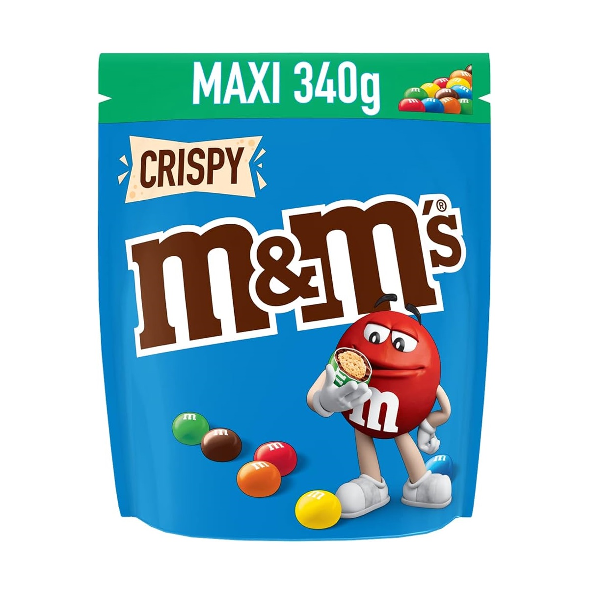 Dražė M&M's (CRISPY), 340g photo