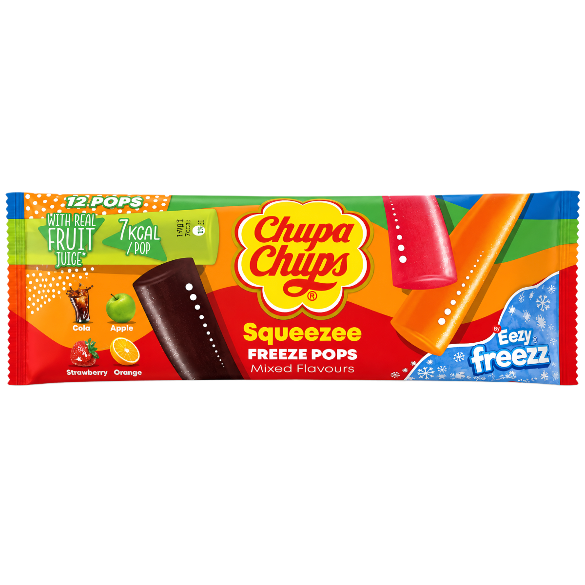 Lody wodne CHUPA CHUPS SQUEEZEE (MIXED FLAVOURS), 720ml