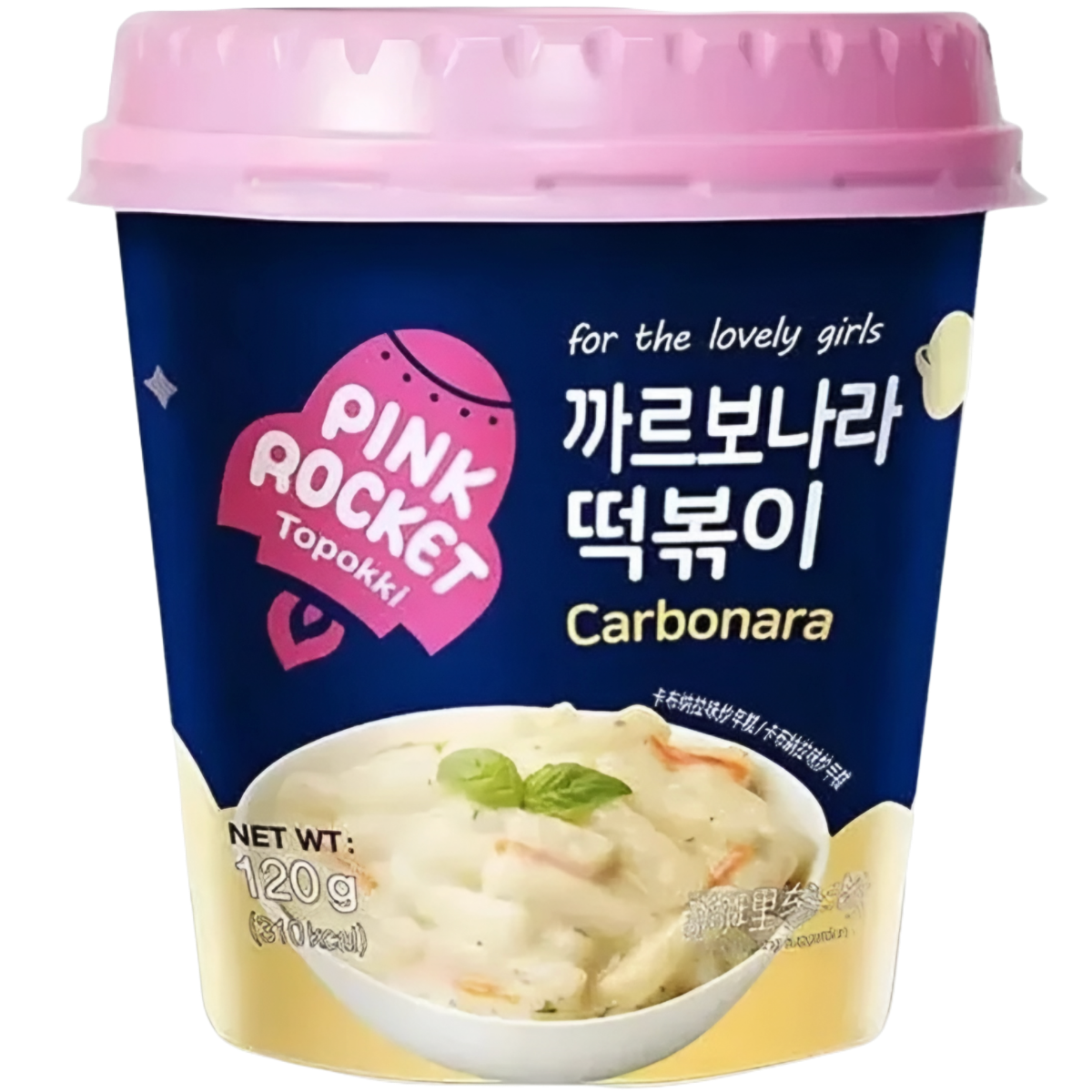 Riisikoogid PINK ROCKET TOPOKKI (CARBONARA), 120g