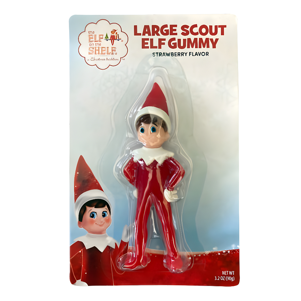 Kummikomm THE ELF ON THE SHELF LARGE SCOUT ELF (STRAWBERRY), 90g foto