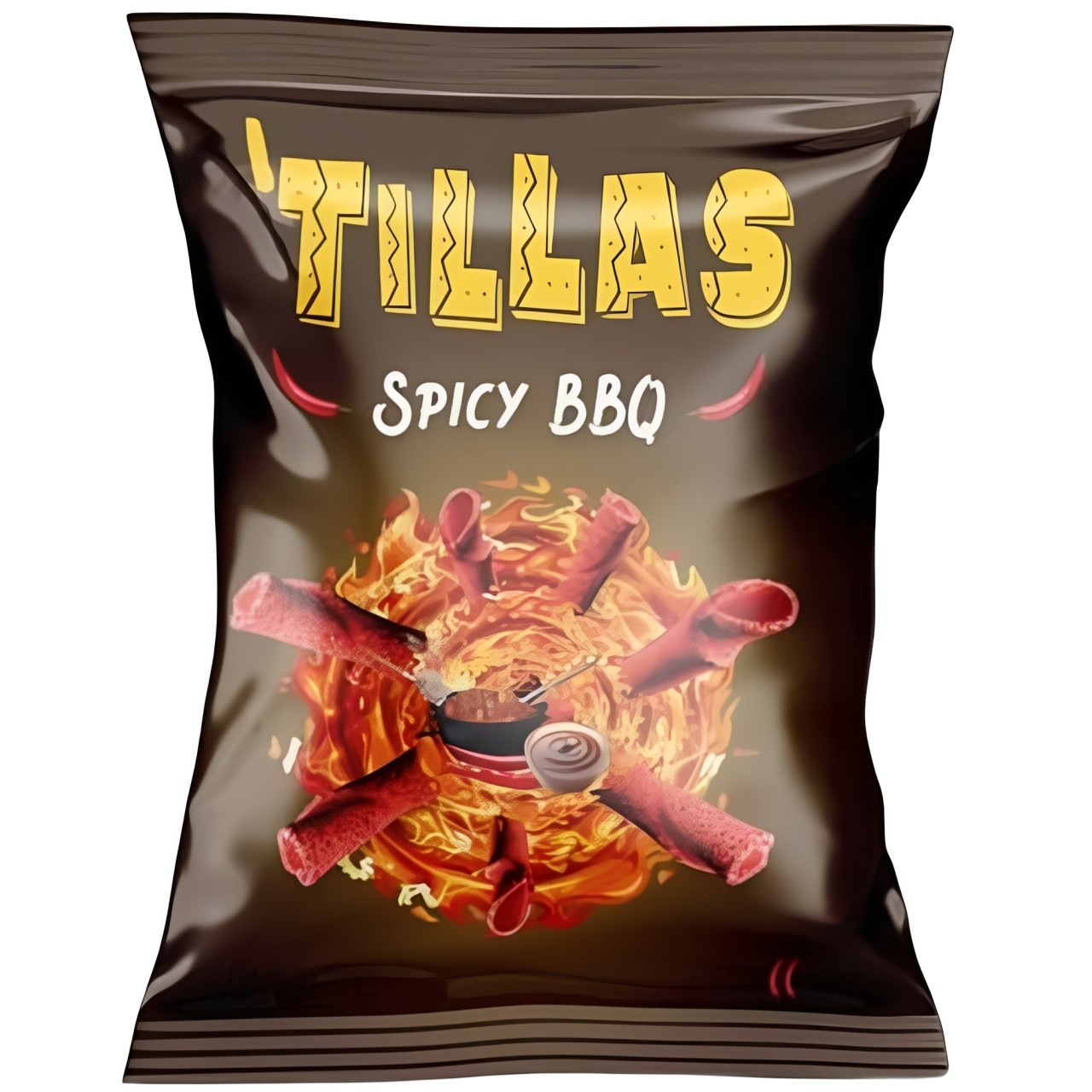 Kukurūzas čipsi TILLAS (SPICY BBQ), 113g