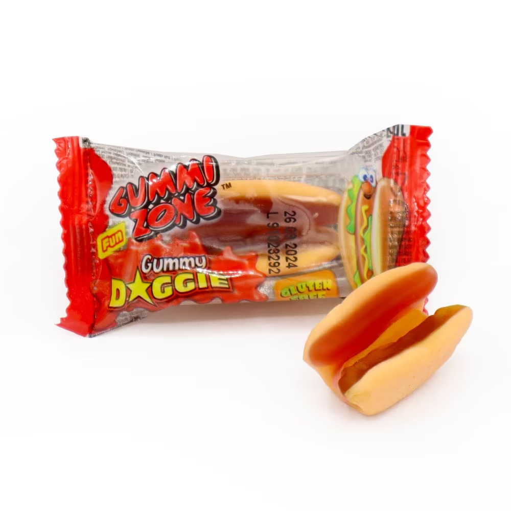 Želejas konfektes GUMMI ZONE DOGGIE, 7g foto