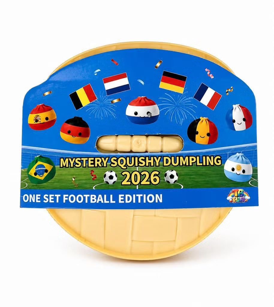Toy SQUISHY BUN MYSTERY DUMPLING SOCCER