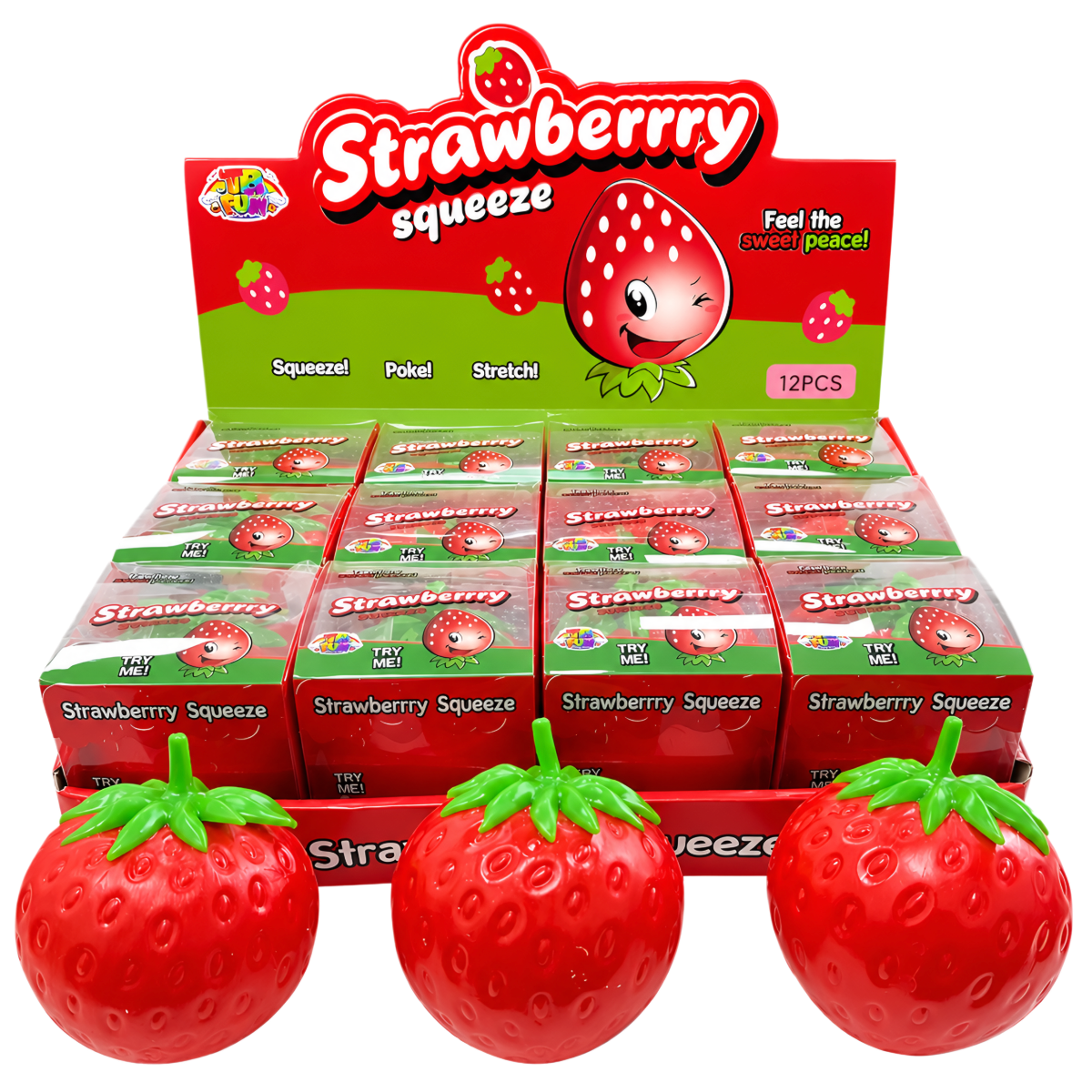 Žaislas SQUISHY STRAWBERRY