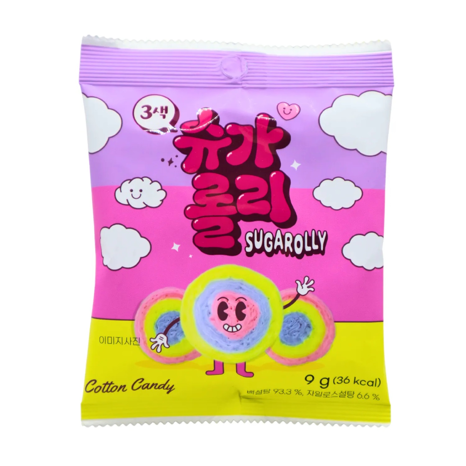 Zdjęcie Wata cukrowa SUGAROLLY 3 COLORS, 9g