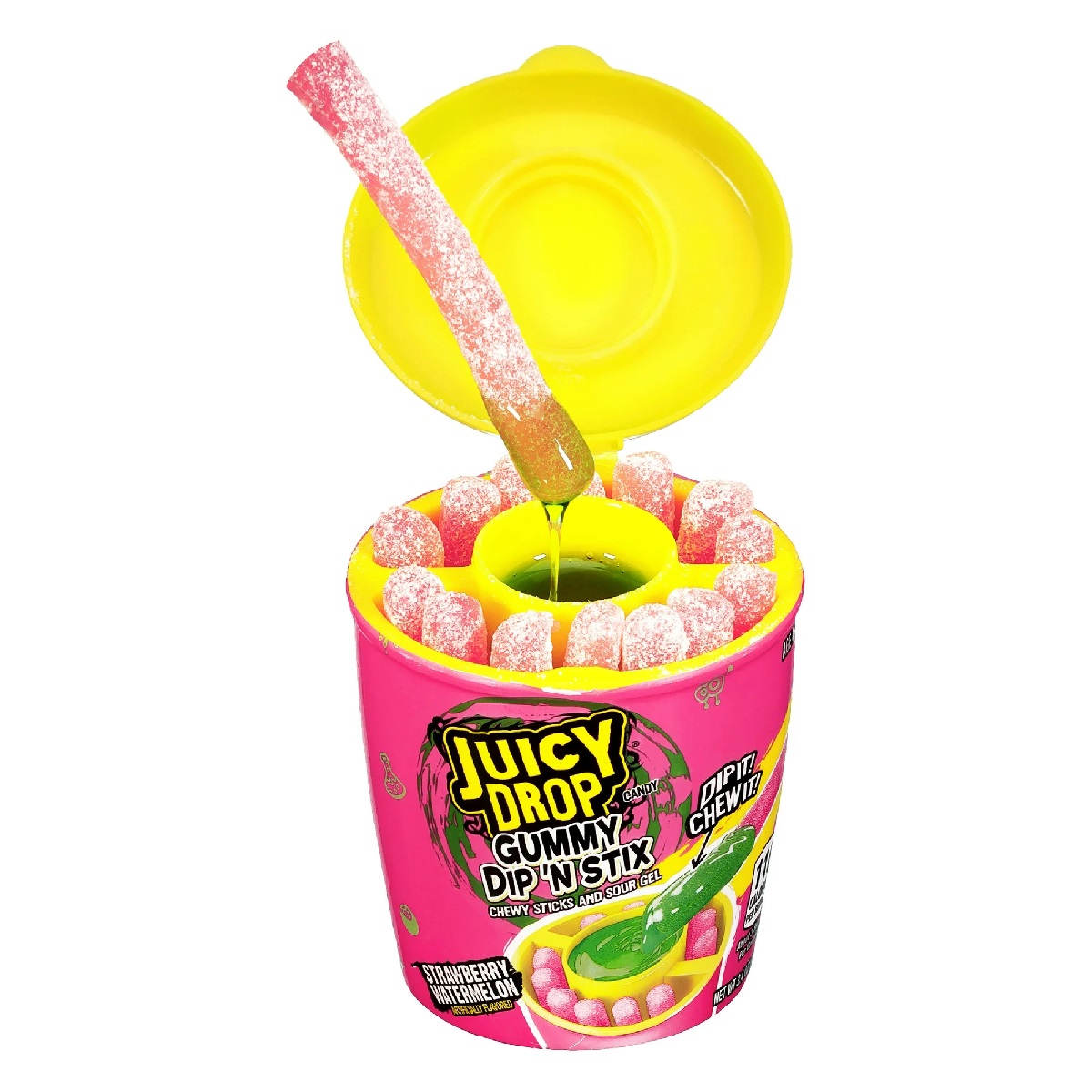 Żelki BAZOOKA JUICY DROP (GUMMY DIP'N STIX), 96g