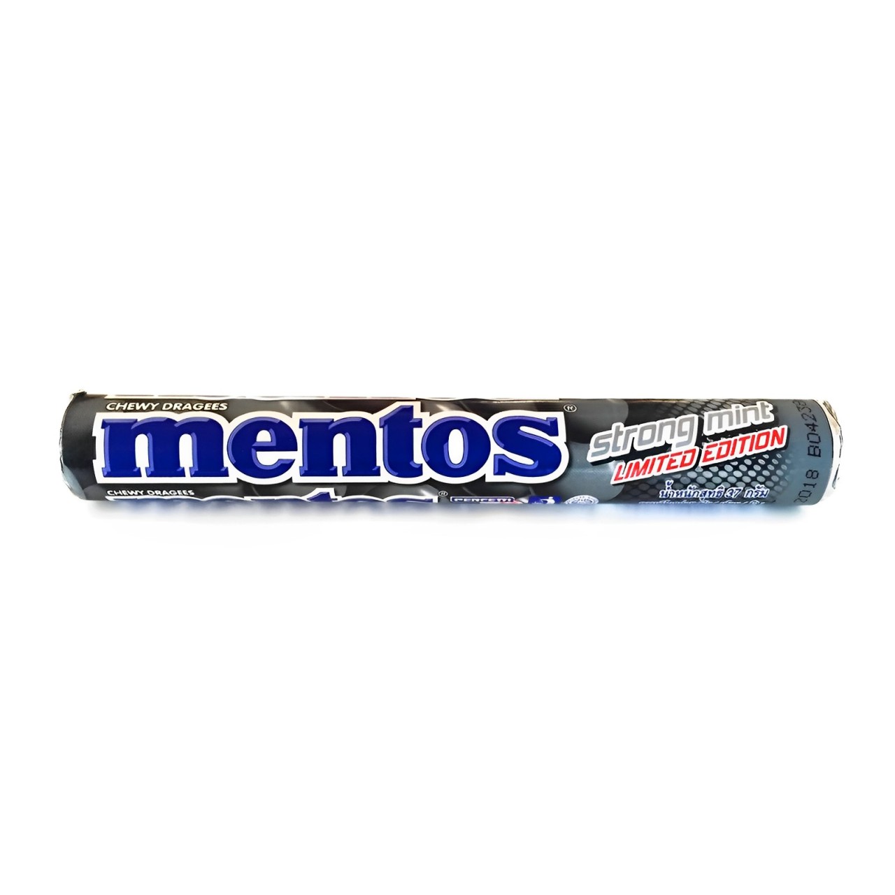 Košļājamās konfektes MENTOS ROLL (STRONG MINT), 37g foto