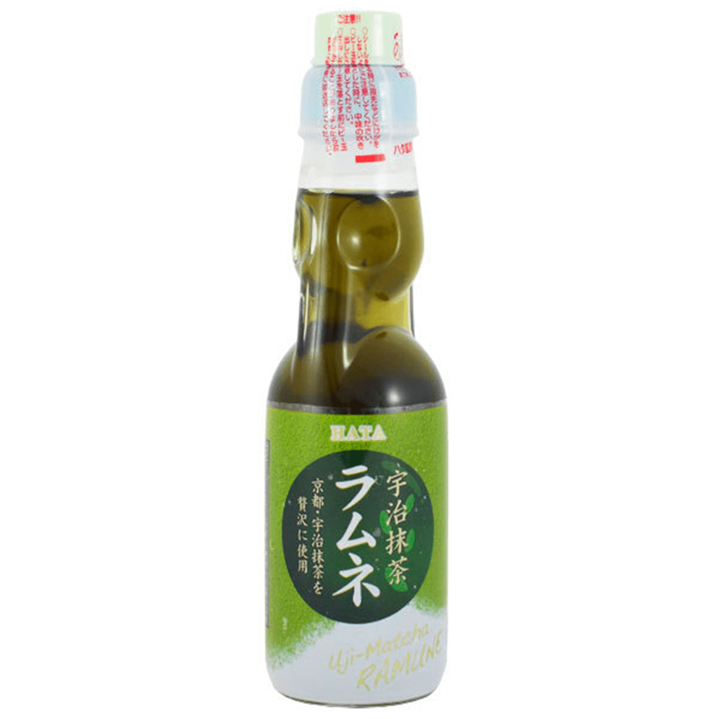 Gāzēts atspirdzinošs dzēriens RAMUNE (MATCHA), 200ml foto