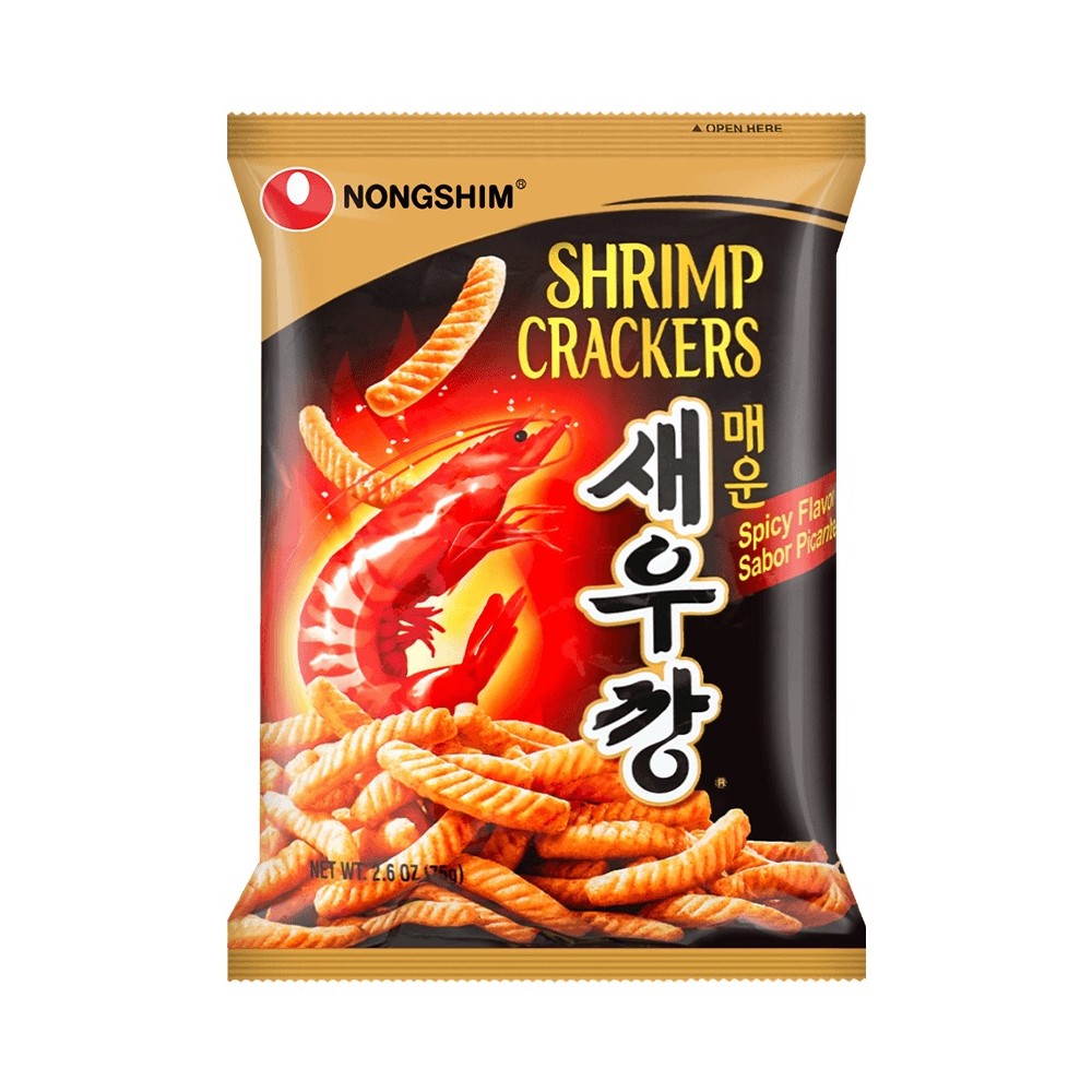 Krekeriai NONGSHIM (HOT & SPICY SHRIMP), 75g photo