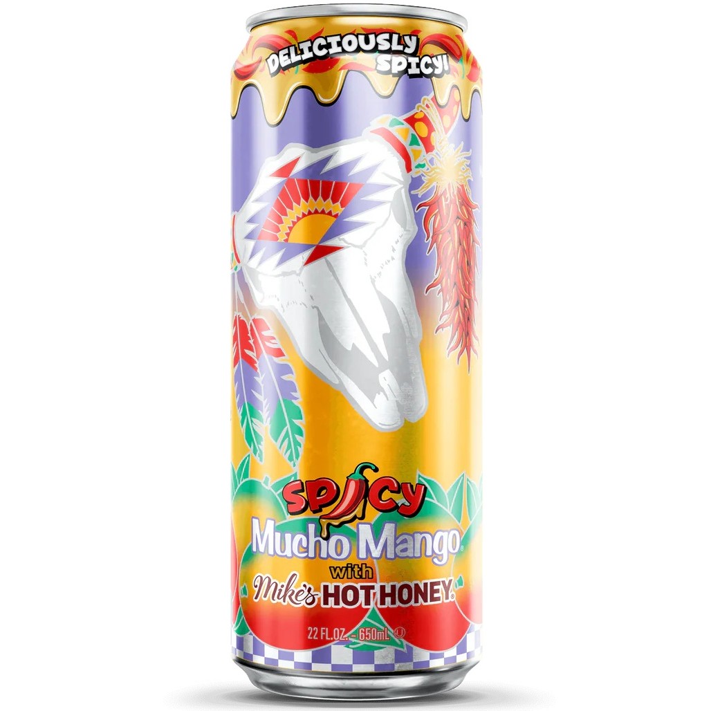 Ledus tēja ARIZONA SPICY (MUCHO MANGO WITH MIKE'S HOT HONEY), 650ml