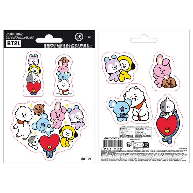 Kleebiste komplekt BT21