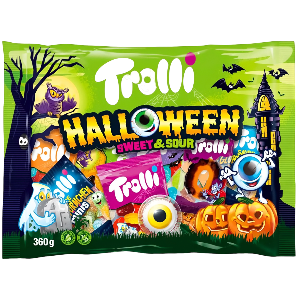 Guminukai TROLLI HALLOWEEN, 360g