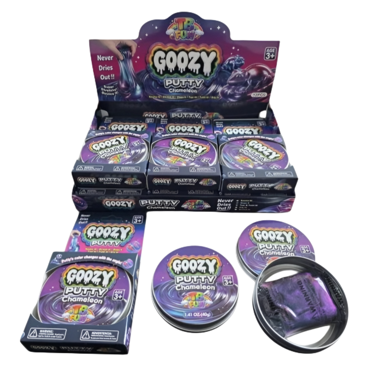 Mänguasi TB FUN GOOZY (PUTTY CHAMELEON), 40g