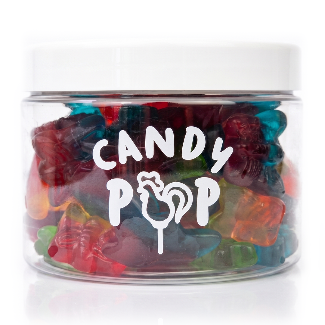 Želejas konfektes CANDY POP BUTTERFLIES, 300g
