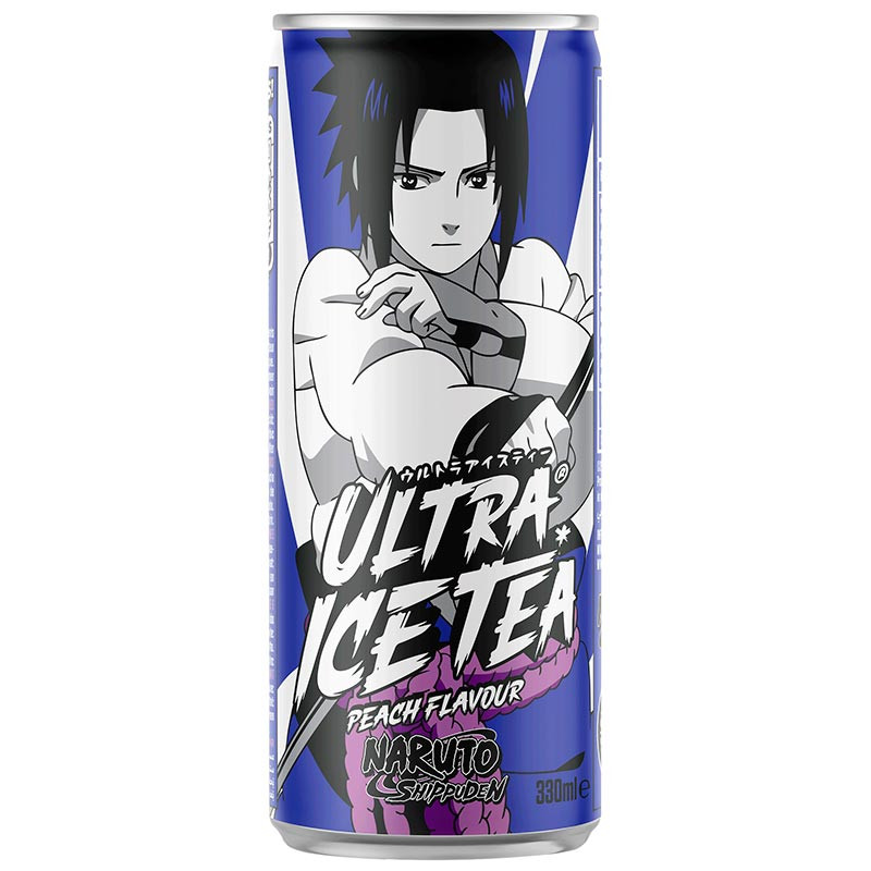 Herbata mrożona z sokiem brzoskwiniowym ULTRA ICE TEA (NARUTO SASUKE), 330ml