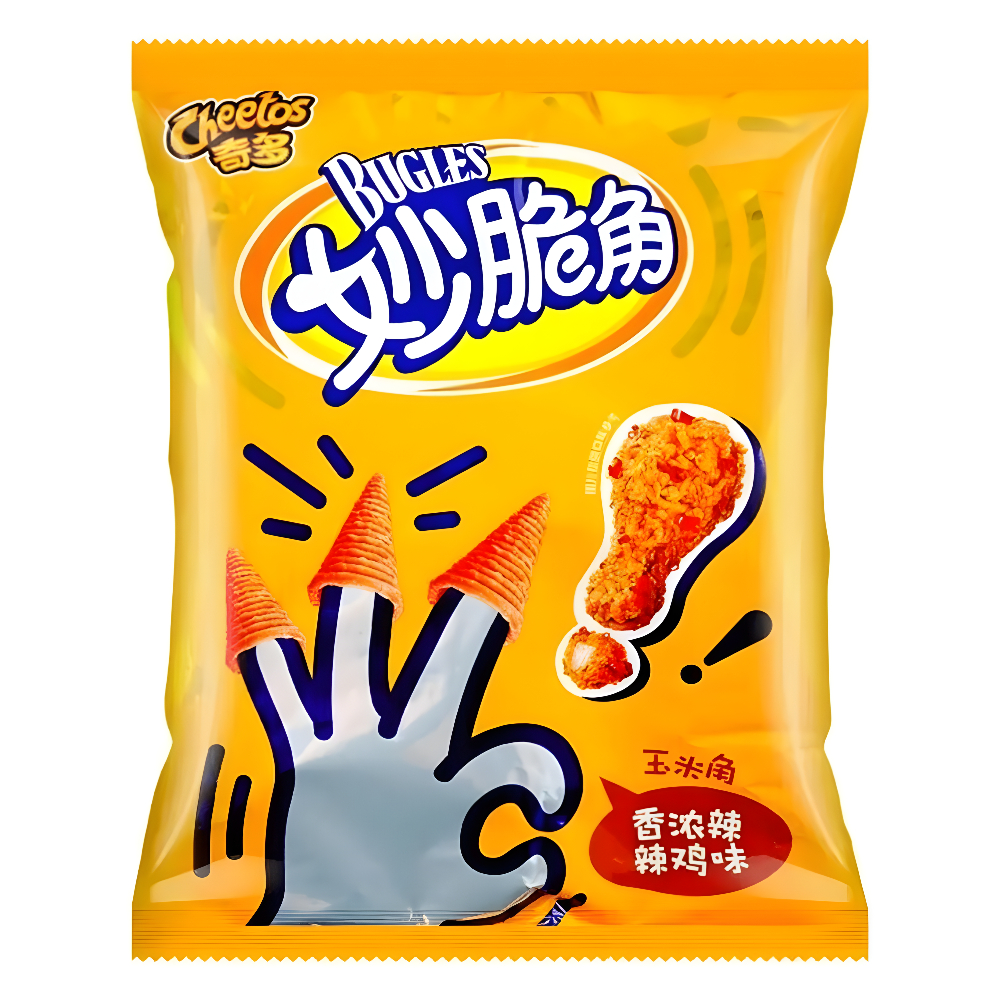 Kukurūzų traškučiai CHEETOS BUGLES (SPICY CHICKEN), 65g photo