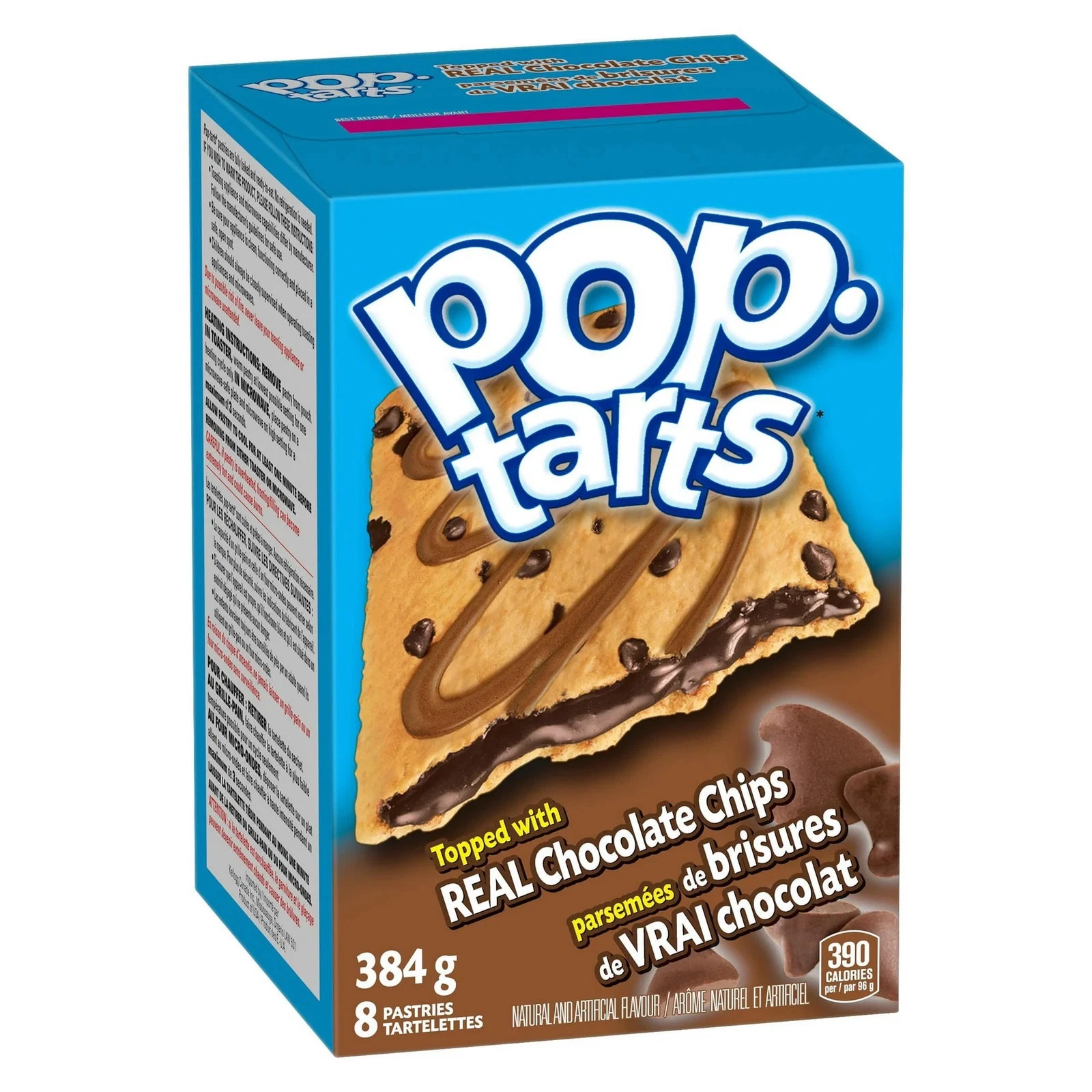 Cepumi POP-TARTS (CHOCOLATE CHIP), 384g foto