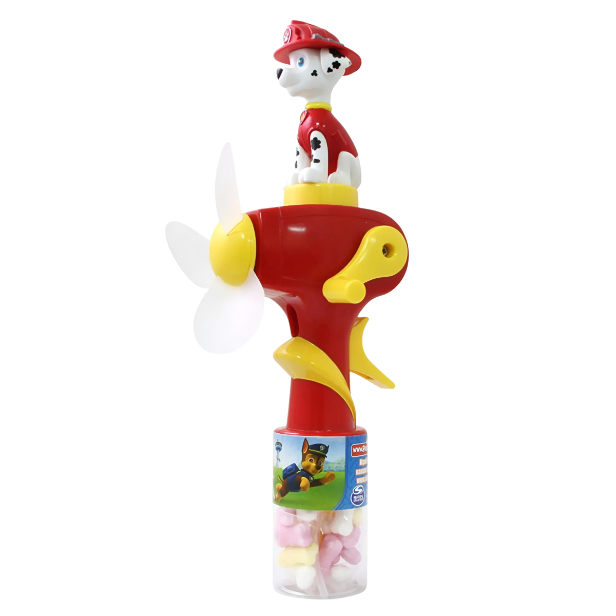 Saldainiai su žaislu BIP WATER SPRAY FAN PAW PATROL, 5g