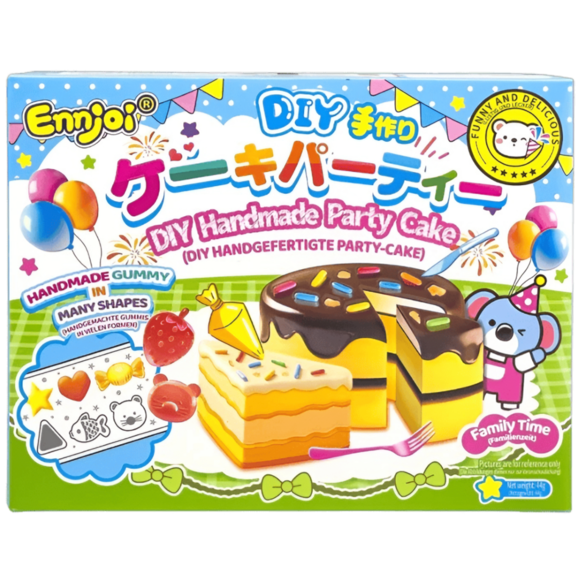 Želejas konfekšu gatavošanas komplekts MTYL DIY HANDMADE PARTY CAKE, 29g