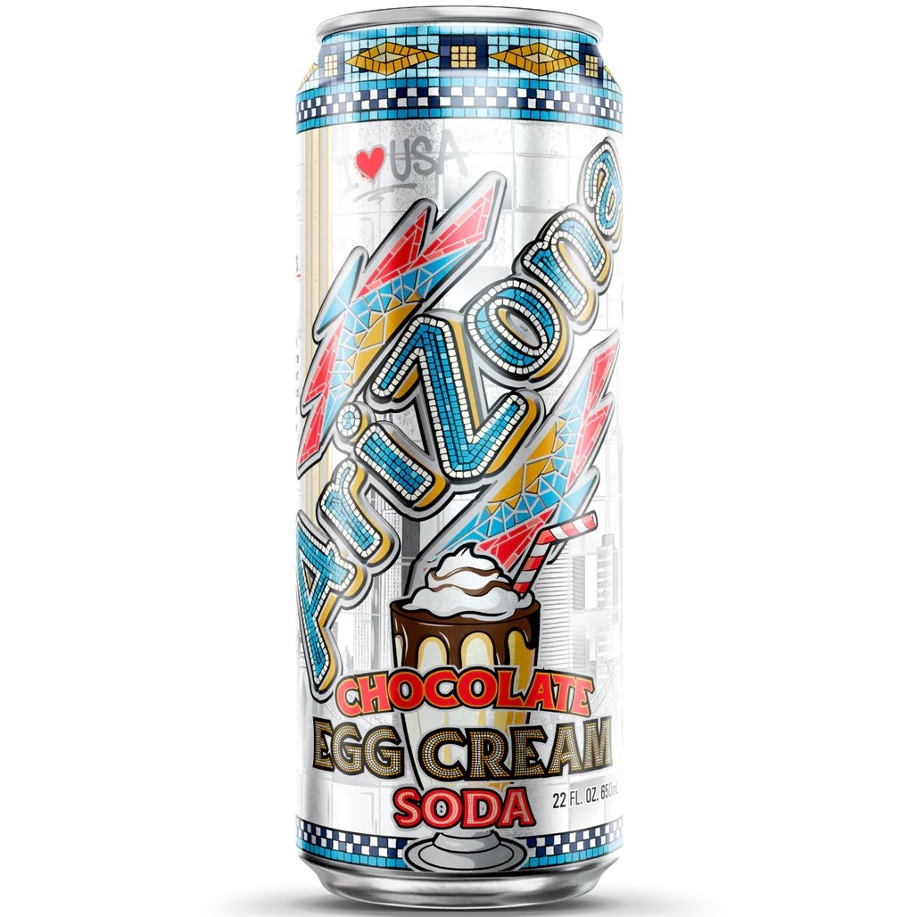 Gāzēts atspirdzinošais dzēriens ARIZONA (CHOCOLATE EGG CREAM), 650ml