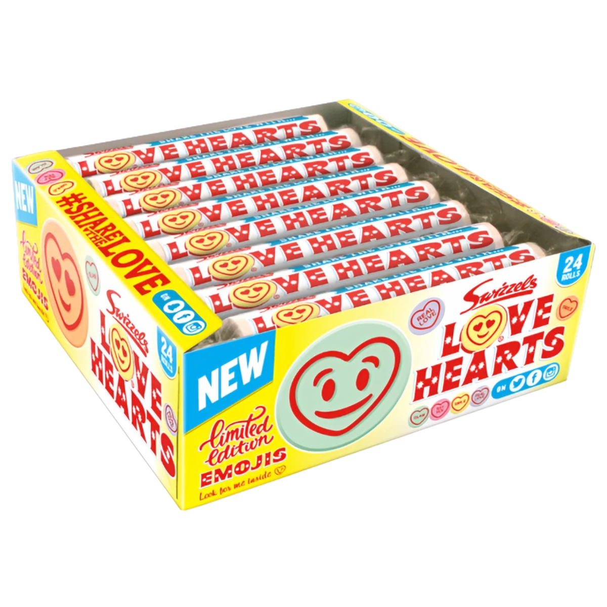 Pastillid SWIZZELS GIANT LOVE HEARTS, 39g