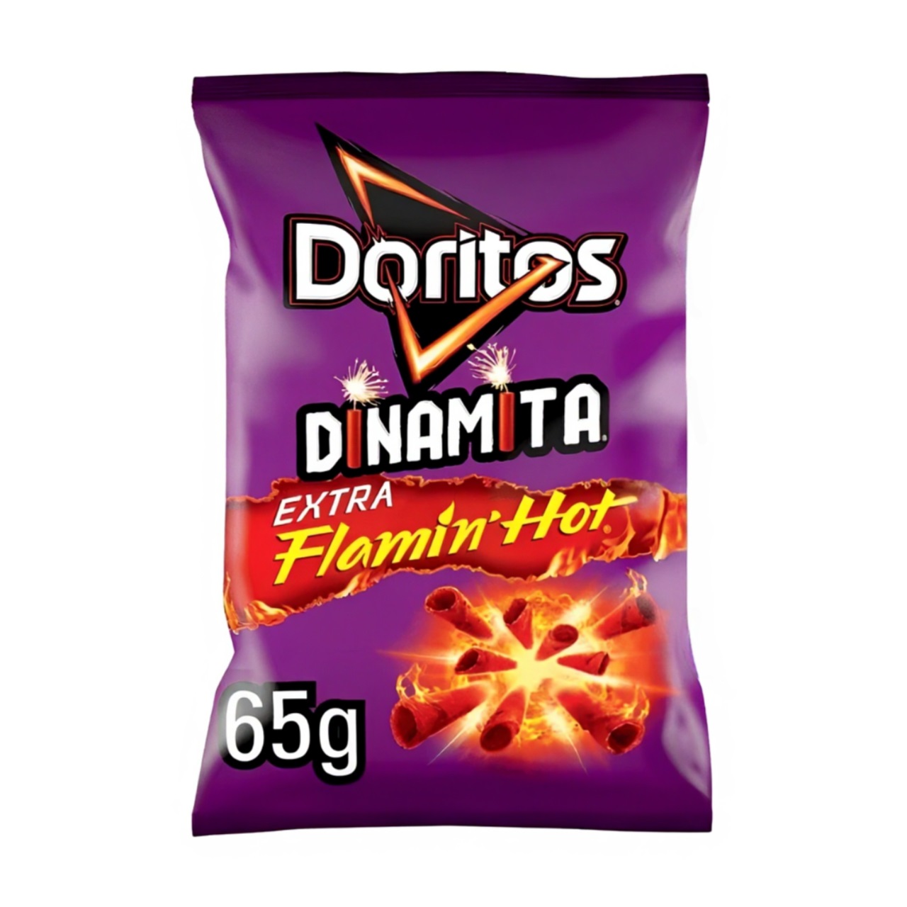 Zdjęcie Chipsy kukurydziane DORITOS DINAMITA EXTRA FLAMIN HOT, 65g