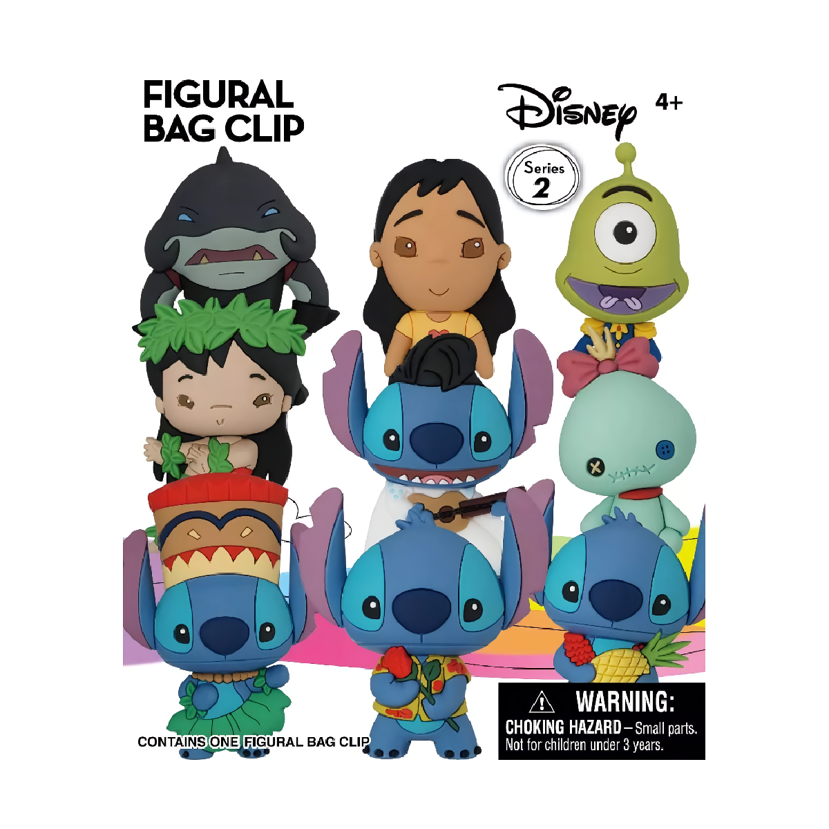 Bag Clip MONOGRAM 3D BLIND PACK LILO & STITCH photo