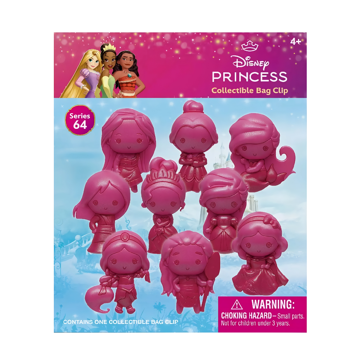 Bag Clip MONOGRAM 3D BLIND PACK DISNEY PRINCESS (SERIES 64) photo