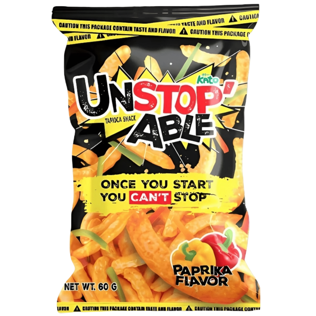 Užkandis KATO UNSTOP'ABLE (PAPRIKA), 60g