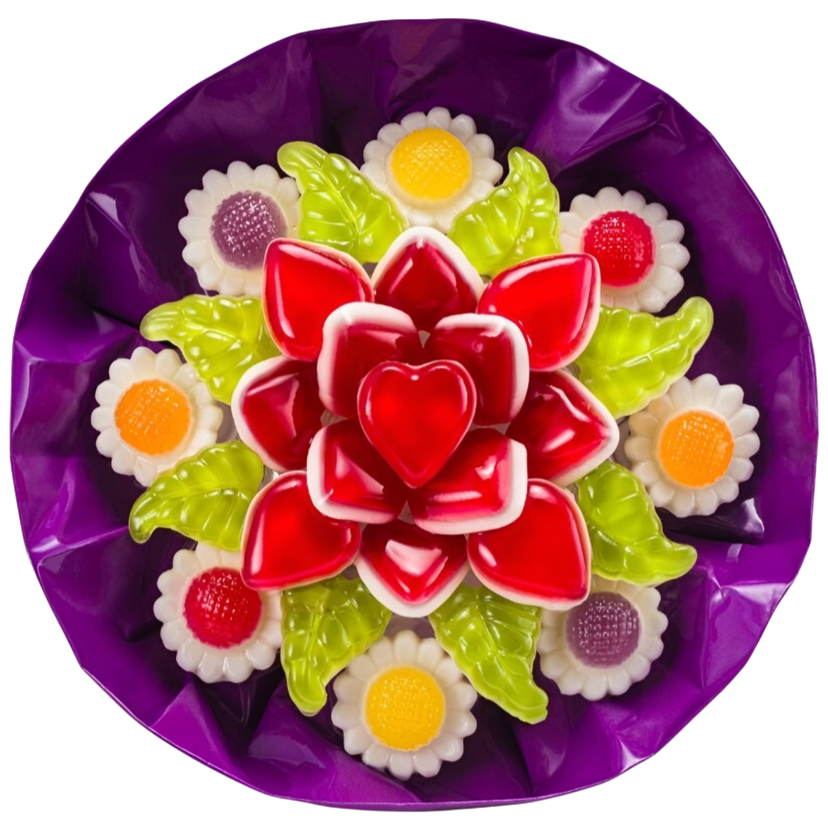 Kumikarkkisetti CANDY POP FLOWER BOUQUET, 160g