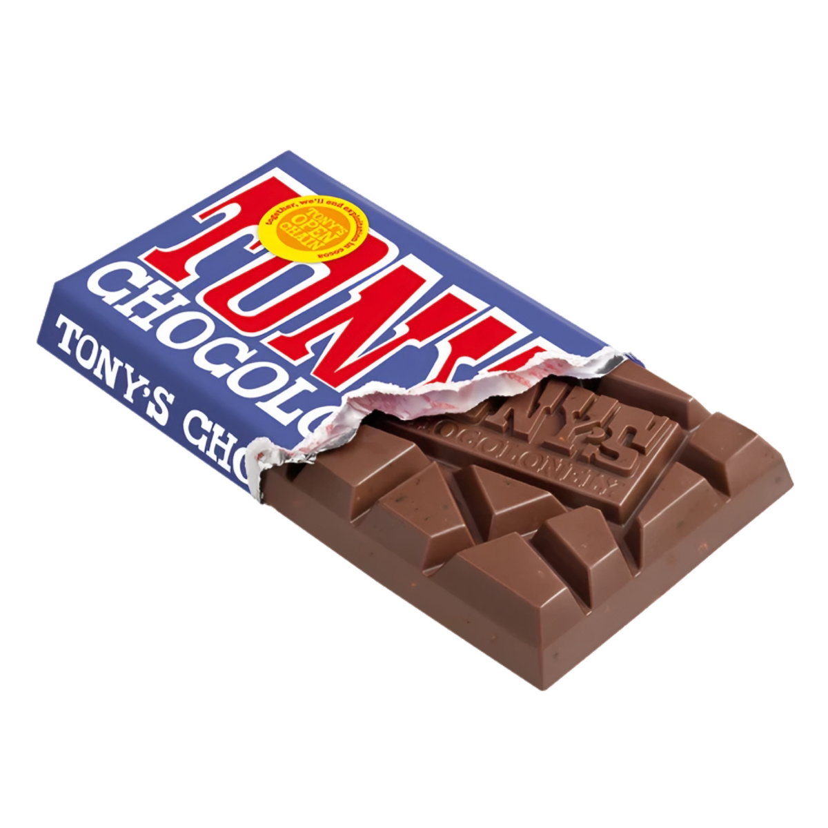 Pieninis šokoladas TONY'S CHOCOLONELY (PRETZEL TOFFEE), 90g