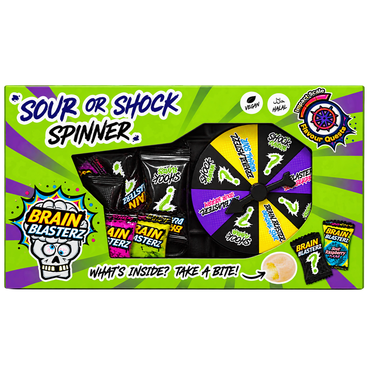 Mäng kommidega BRAIN BLASTERZ (SOUR OR SHOCK SPINNER), 48g foto