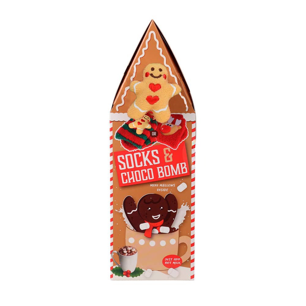 Kuuma suklaasetti BECKY'S SOCKS & CHOCO BOMB, 40g kuva