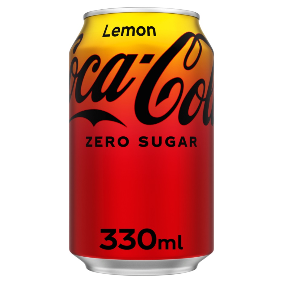 Gāzēts dzēriens COCA-COLA (LEMON ZERO), 330ml foto