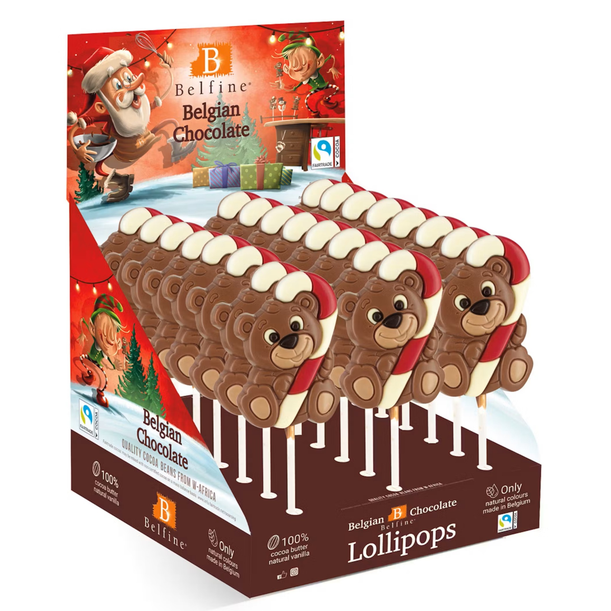 Cukierek z mlecznej czekolady BELFINE BEAR RAPHAEL, 25g